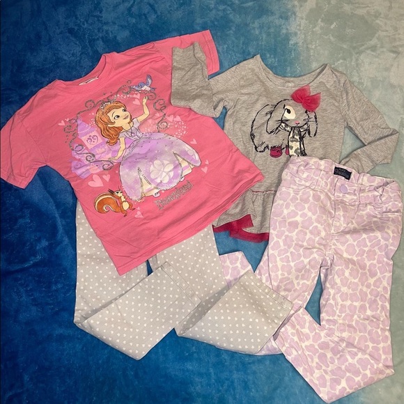 Sofia the first top clothing bundle jeggings